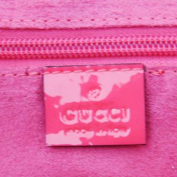 Gucci Tote bags 131230 Pink Enamel HandBags