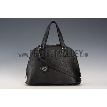 Gucci Bright Leather Bag Black