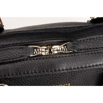 Gucci Bright Leather Bag Black