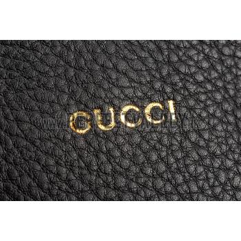 Gucci Bright Leather Bag Black