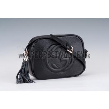 Gucci Soho Disco Shoulder Strap Bag Black