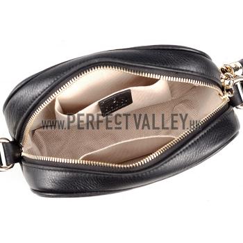 Gucci Soho Disco Shoulder Strap Bag Black