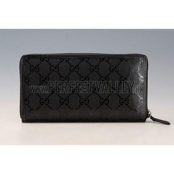 Replica Gucci Supreme Continental Wallet Black