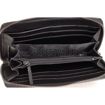 Replica Gucci Supreme Continental Wallet Black