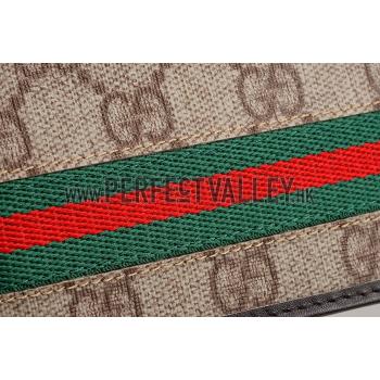 Cheap Gucci Supreme Web Bi-Fold Wallet