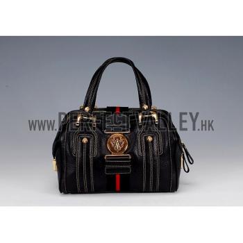 Cheap Gucci Aviatrix Medium Black Boston Bag