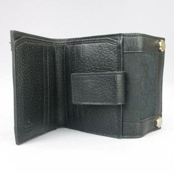 Gucci Wallet 154119 Black Small Unisex Wallet