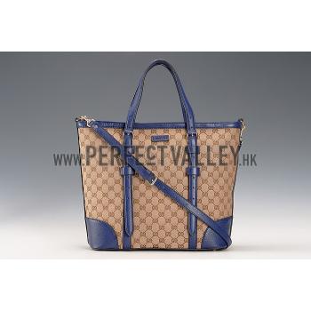 Gucci GG Medium  Tote Black Blue