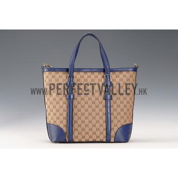 Gucci GG Medium  Tote Black Blue