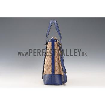 Gucci GG Medium  Tote Black Blue