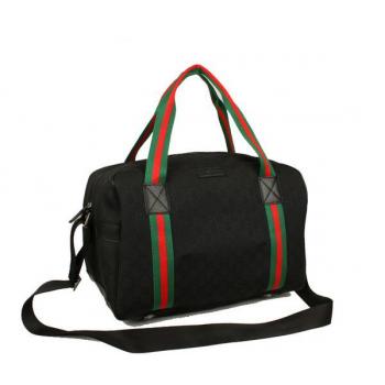 Gucci Travel Cases 268163 Black Canvas Unisex Handbag