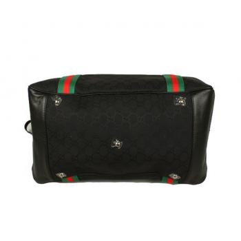 Gucci Travel Cases 268163 Black Canvas Unisex Handbag