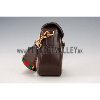 Gucci Lady Web GG Small Canvas Bag Brown