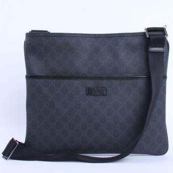 Replica Gucci Messenger bags 162904 Black Canvas Cross Body Bag