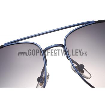 Replica Gucci Ultra-light Aviator Blue Frame Sunglasses 308203