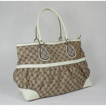 Cheap Gucci Shoulder bags 223963 White Large Ladies Handbags