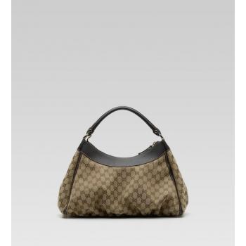 Gucci Hobo bags 189833 Brown Canvas Cross Body Bag