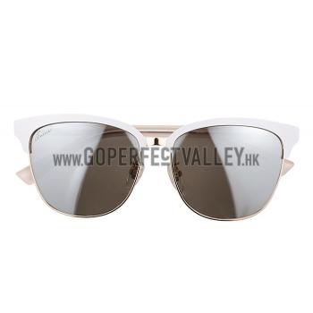 Cheap Gucci Cat Eye Silver Frame Sunglasses 308201