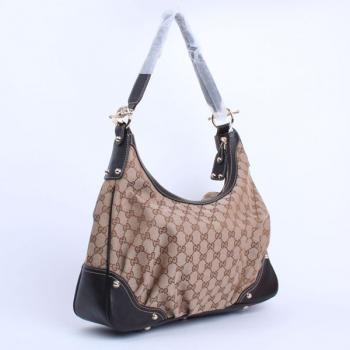 Gucci Hobo bags 211966 Khaki Large Cross Body Bag Replica