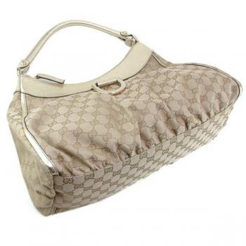 Cheap Gucci Hobo bags 189833 Gold Canvas Ladies Bag