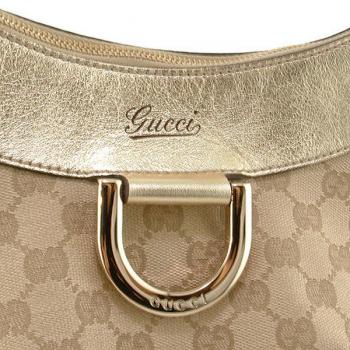 Cheap Gucci Hobo bags 189833 Gold Canvas Ladies Bag