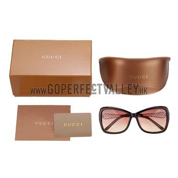 Gucci Diamantissima Brown Frame Sunglasses 308088