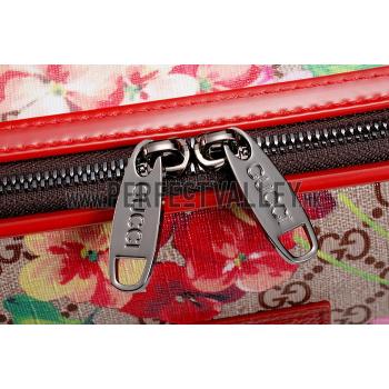 Gucci GG Supreme Blooms Red Print Luggage 18926978