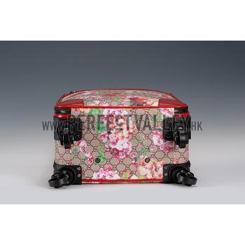 Gucci GG Supreme Blooms Red Print Luggage 18926978