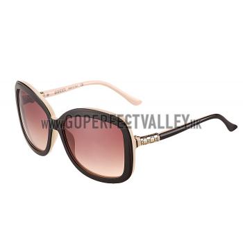 Gucci Guccissima Pattern Beige Frame Sunglasses 308082