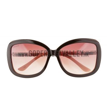 Gucci Guccissima Pattern Beige Frame Sunglasses 308082