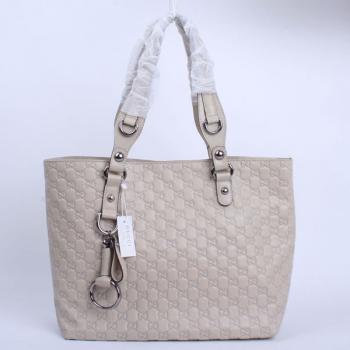 Cheap Gucci Tote bags 229852 Beige Lambskin Medium Handbags