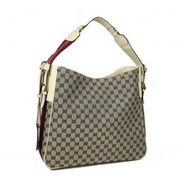 Gucci Hobo bags 247597 Grey Canvas Ladies Bag