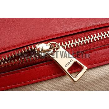 Gucci Bamboo Daily  Handle Red Bag