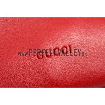 Gucci Bamboo Daily  Handle Red Bag