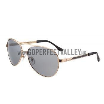 Cheap Gucci Aviator Wrap Gold Frame Sunglasses 308209