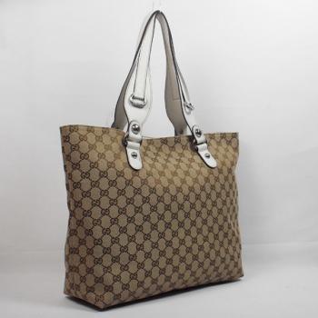 Gucci Tote bags 229852 Brown Canvas Large Replica