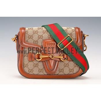 Gucci Lady Web GG Small Canvas Bag Tan