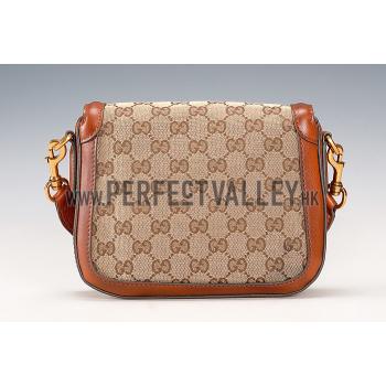 Gucci Lady Web GG Small Canvas Bag Tan