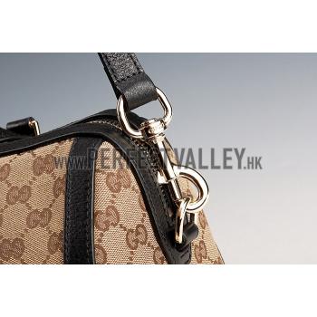 Gucci GG   Handle Bag Black