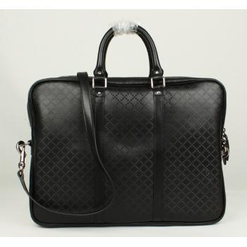 Quality Gucci Travel Cases 201480 Black Lambskin Large Bag