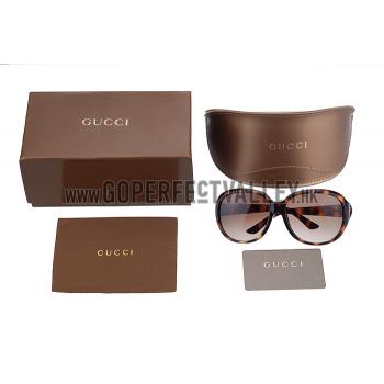 Gucci Modern Shape Havana Sunglasses 307812