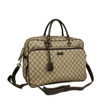 Gucci Travel Cases 289892 Coffee Large 3way