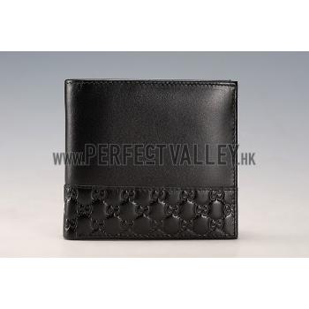 Gucci Bi-Fold Wallet With Microguccissima Detail