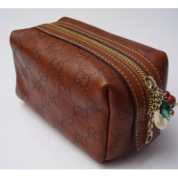 Cheap Gucci Cosmetic Cases 153228 Brown Makeup Bags Ladies