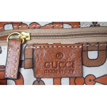 Cheap Gucci Cosmetic Cases 153228 Brown Makeup Bags Ladies