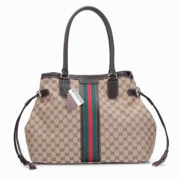 Gucci Tote bags 232969 Coffee Large HandBags