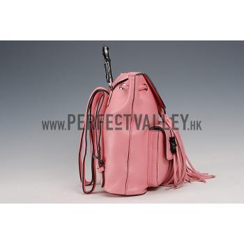 Gucci Bamboo Leather Backpack Pink