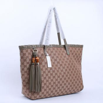 Gucci Tote bags 218499 Grey HandBags Ladies