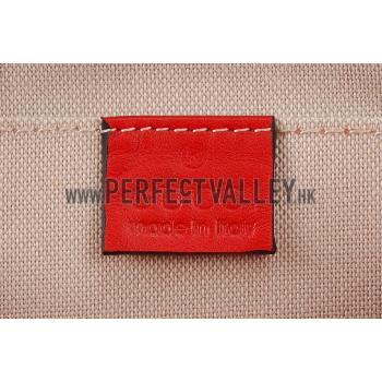 Replica Gucci Bee Detail Red Leather Bag