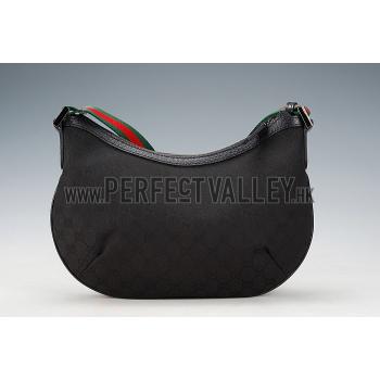 Gucci Original GG Canvas Messenger Bag Black Replica